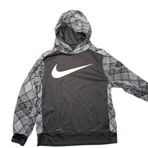 Nike Youth Boys Therma Training Hoodie 827741-060 Anthracite Size XL